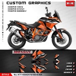 품질보장 납품전문 KUNGFU 그래픽스 오토바이 스티커 포장 KTM 1050 ADV 어드벤처 2016 2018, 보호 장치, KT1190ADV1618014-KR... 