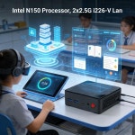 PC 인텔 트윈 레이크 N150맥시멈 3.6GHz 2.5G 듀얼 LAN 컴퓨터 4K HDMIDPTYPE-C 서포트서버네트워크 방화 : 비니미니파파4