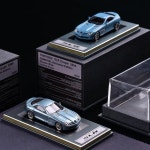 1:64 SLR 하드탑 스페셜 커스텀 에디션 글레이셔 블루/아이스 블루 정적 수지 자동차 모델, 맞춤형 선물 장식품 : 옴니비즈5