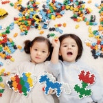 [가정의달 특집] 또띵 미니 와플블록 어린이 유아 블록 놀이 조립 교구 150pc : 주식회사 또띵