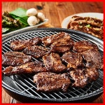 LA 갈비 갈비살 소고기 숯불구이 정육식당 정육점 축산 생고기 마트 파르텔 동화벽지 시트지 롤스크린 : 으뜸데코