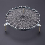 가정용 암호화된 스테인레스 스틸 가스 니켈 와이어 메쉬 팬케이크 화력 가스 스토브 개선된 검은 냄비 가열 그릴 후드 : 해외직구스토어 승3