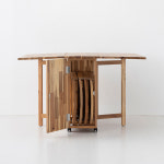 [3월초입고예정] 소로홈 4인 원목접이식테이블세트 BDC45 아카시아 내추럴 5669.3153 : 마켓비 공식스토어