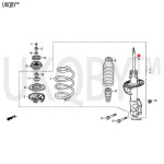 전면 충격 흡수 장치왼쪽 및 오른쪽 51605SENC12 51606SENC12 : 첨단스토어