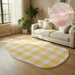 체커보드 워셔블 러그 사계절 먼지없는 거실 카페트 단모 대형 비정형 방수 40번 : 홈메이드 HOMEMADE
