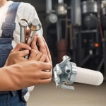 1개 1G313-43010 연료 필터 어셈블리 품 쿠보타 D1105 D722 엔진 B6100/G4200 시리즈 트랙터용 : 르이컴퍼니