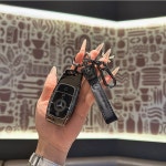 브이씨 벤츠호환 키 케이스 준신형 전차종 호환 키링 키홀더 열쇠고리 스마트키 A B C E S CLA GLB GLC 1.건블랙+블랙퍼피 : 파츠닷컴