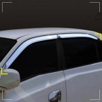 썬바이저 크롬 선바이저 베르나 햇빛가리개 빗물받이 윈도우 썬바이져 차량용품 ZW97AF9A : 로얄포르테