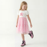 티니핑 원피스 여아 유아 하츄핑 오로라핑 샤원피스 여름 옷 공주 드레스 : 스마트캐릭