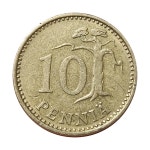 6-115/ 핀란드주화 1972년 10Pennia : 카우리