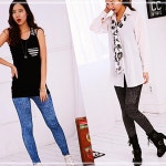 기본돌청 학교 JE-2474 쫄쫄이 사무실 레깅스 스판 청나염레깅스 24EW053212 : 한올7