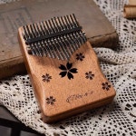 곰비임비 카림바 칼림바 21건반 엄지 피아노 17건반 정품 초보자 친화적 17음 손가락보호/빈티지포레스트디어/풀세트 : 곰비임비82