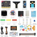초보자를 위한 비트 전자제품 학습 센서, 프로젝트(마이크로 비트 교육 튜토리얼이 - LED 포함) | 스타터 포함된 기본 코딩을 STEM 키트... 