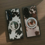 비주얼팩토리 어반카우 갤럭시Z 폴드7 맥세이프 블랙 아크 케이스 : 비주얼팩토리