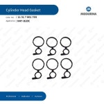 6PCS N47 N57 엔진 실린더 헤드 가스켓 씰 11317801703 BMW 호환 123d 225d 320d X1 X2 X3 X4 X5 X6 MINI R56용 : 득템로드