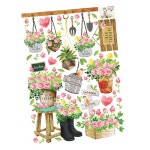 MN 데코인테리어 장미화원 벽지시트지 욕실데코스티커 욕실타일시트지 : 웰빙셋