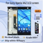 프레임 터치 유리가있는 Sony Xperia XA2 화면 교체 용 LCD  H4113 H3113 H4133 H3123 디스플레이 : 한라물산5