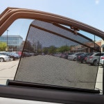 차량용 롤 커튼 자외선차단 자동차 블라인드 운전석 조수석 뒷좌석 햇빛가리개 프라이버시 : 갤라