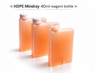 HDPE Mindray 40ml reagent bottle 민드레이 시약보틀 12개입 1박스 화이트 캡 포함 : 주식회사 한길메디텍