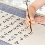 서예 붓 쓰기 펠트, 전통 회화 그리기 두꺼운 부드러운 모직 패드 : 블루스토어26