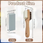 DELORIGIN 스웨이드 클리닝 키트, 신발용 브러시, 이상적 면 지우개 가죽, 신발 : 온슈어데이