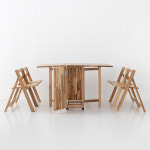 [3월초입고예정] 소로홈 4인 원목접이식테이블세트 BDC45 아카시아 내추럴 5669.3153 : 마켓비 공식스토어