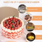 러브얀슈에 대형 샐러드 볼 10인치 트리플 뚜껑 전자레인지 Clear - SEALED LID 8 INCH : 팡MARKET