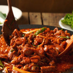 무항생제 유황 양념 오리불고기 오리주물럭 밀키트 로스구이 400g, 5개 : 홍익상회