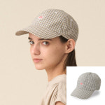 26SS 단톤 웨더 클로스 6패널 캡 베이지 체크 DT-H0376 : 나래니