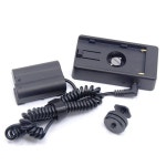 NP F9600 F750 배터리 어댑터 플레이트 키트 (EN-EL15 더미 포함) 니콘 카메라 Z6 Z7 D600 D800E D810A D7200 용 EP-5B : 옴니비즈5