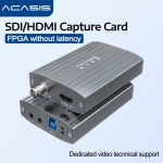 ACASIS SDI HDMI  HD 2 채널 USB3.0 비디오 캡처 카드 1920x108060FPS PS4  라이브NS 카메라 4K   : 신안글로벌