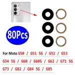 후면 카메라 유리 렌즈 케이스접착제 포함모토 G50 G51 5G G52 G53 G54 G60 G62 G73 G82 G71 G84 G8580 개 : 전진트레이더스5