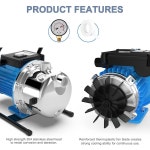 가정용 정원 잔디 농장을 위한 1 6 우물 펌프 1600GPH 제트 급수 이송 배수 관개 : 더고은.