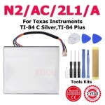 호환 TI-Nspire CX CAS용 Texas Instruments N2/AC/2L1/A용 3.7L0800SP 배터리 541384530001 -G0912 시리즈 + 키트 도구 : 시에나Be