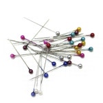 NAG 진주 시침핀 32개 옷고정핀 옷핀 구슬핀 : 나깽이마켓