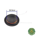 30.5mm 보이스 필름 트위터 코일 코어 블랙 실크 돔 트레블 오일클로스 수리 액세서리 8 옴 2 개 : 원클릭시스템