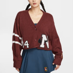 나이키 코리아 국내매장판 바이 윤 여성 가디건 브이넥 오버사이즈 FZ0275-619 : 트랜드웨이