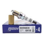 이리듐 점화 플러그 6418 BKR6EIX 쉐보레 볼트 크루즈 볼보 S40 V40 S60 미쓰비시 랜서 BMW 325i 530i X3 X5 VW 골프용 4 개 6 개... 