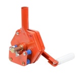 비닐하우스 체인 측면 윈치 개폐기 수동 리프트 축사 자동 장치 핸들개폐기 기계 하우스 탑 롤(Yalite/4m 체인/빨강) : 지호 글로벌