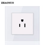 86 유형 15A 벽 소켓 패널 표준 전원 소켓 벽 콘센트 어 3 구멍 소켓 PC White : 마르엔스토어