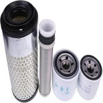 Solarhome 필터 키트 1585332430  1522143081 6A 10082630  3272158242   Kubota 미니 굴삭기 U17과 호환 가능 : 디보스상사