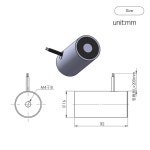 H1632 12V 24V 소형 전 30N / 3kg 금속 전자기 전기 팅 1Pcs(H1632 12v) 30N H1632 12v : 코어상품마켓