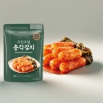 피코크 조선호텔김치 총각 김치 1kg 무 알타리 깍두기 국내산 : 넷카트
