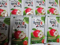 평창 고랭지사과로 착즙한 생 사과즙 100ml 50포 : 평창청암농장
