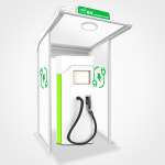 전기차충전소 F형 캐노피 렉산 차양 완속형 처마 주차장 설치 주문제작 캐노픽스 : 주식회사 서진기업