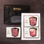 [황제한우] 1++ 한우 구이·국거리 한상차림세트 600g 마장동 (냉장) : 황제한우
