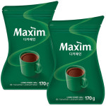 맥심 디카페인 리필 170gx2개 : 큐마트솔루션