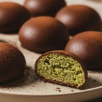 푸른마을 면세점 두바이 쫀득쿠키 초코 두쫀쿠 겉바속촉 초콜릿 디저트 간식 50g, 4개 : 푸른마을농수산