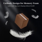 킹즈 인 백 지갑 베개 삽입물 - 가정용 보관 및 여행용 새틴 커버가... 폼 삽입물, 다양한 색상 옵션, 피코틴 22(골드, PC22)에 적합 : 딜리고디렉트