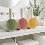 스탠딩 사카더라 바가지 2size 깔끔한 물고임없는 다용도 세차 욕실청소 화분물주기 자루 : 조이코코몰